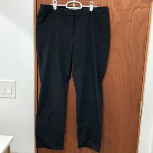 White House Black Market Women’s Size 14S Black Straight Leg Dress Pants